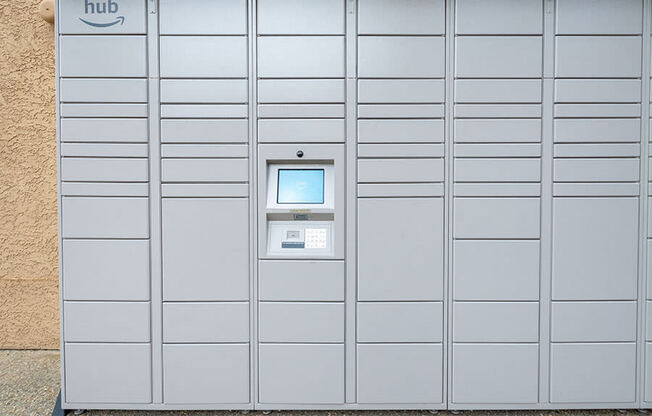 Parcel Lockers  Apt Home Rentals in Richmond CA at Bella Vista at Hilltop