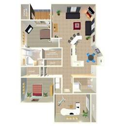 3 beds, 2 baths, 1,710 sqft, $1,915