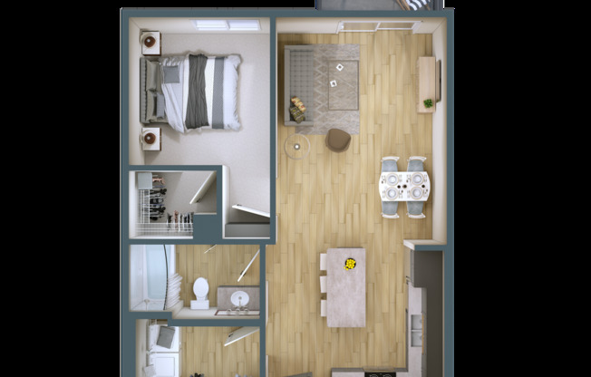 1 bed, 1 bath, 713 sqft, $1,025, Unit 324
