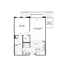 1 bed, 1 bath, 747 sqft, $2,330