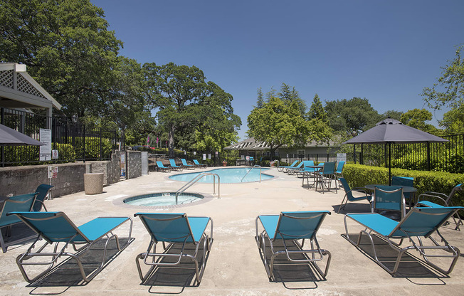 Rocklin Gold Pool Deck & Lounges