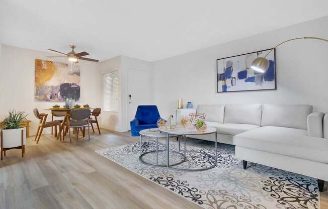 Spacious Living Room at Verandas Apartments, West Covina