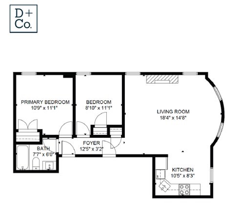 2 beds, 1 bath, 700 sqft, $3,300, Unit 4