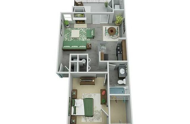 1 bed, 1 bath, 690 sqft, $1,150