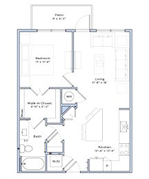 1 bed, 1 bath, 720 sqft, $1,769