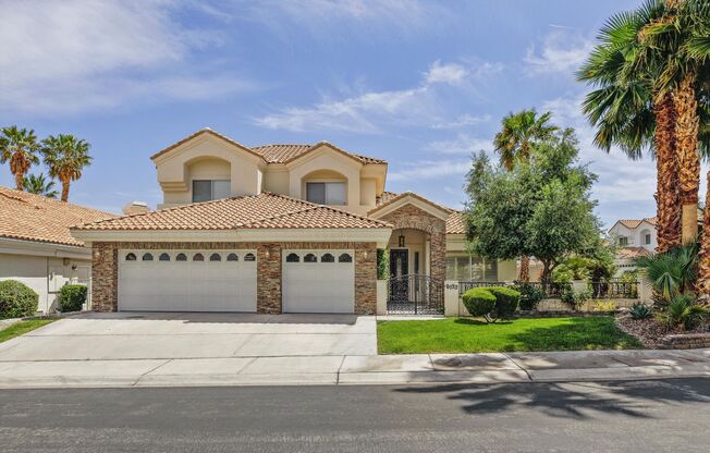 Gated Desert Shores Home with In ground pool and spa/Downstairs Master