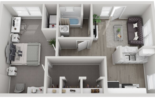 1 bed, 1 bath, 655 sqft, $1,225