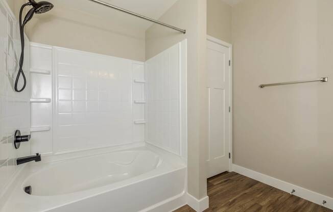 White bath tub at Level 25 at Sunset by Picerne, Las Vegas, NV, 89113