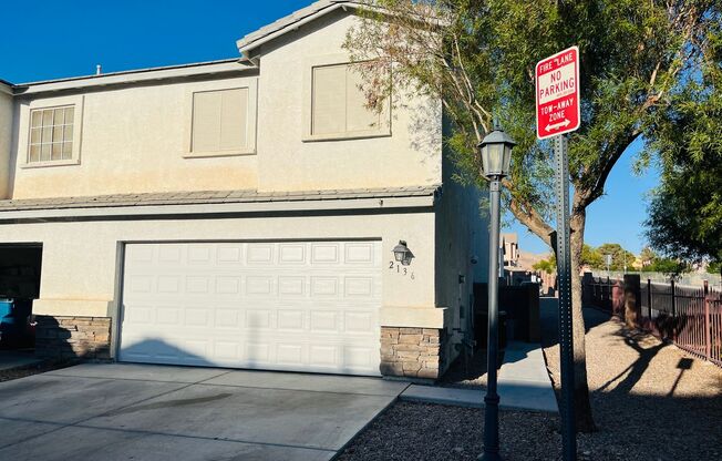 1435 sq ft,  3 BEDROOM, 2 1/2 BATH, 2 CAR GARAGE TOWNHOME IN GATED COMMUNITY