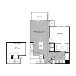1 bed, 1 bath, 898 sqft, $3,489