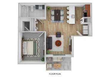 1 bed, 1 bath, 771 sqft, $989