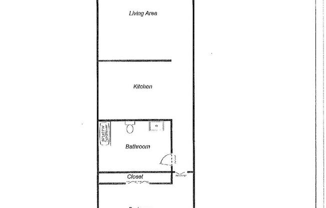 1 bed, 1 bath, 500 sqft, $895