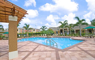 Pool at Booker Creek Apartments in St. Petersburg FL
