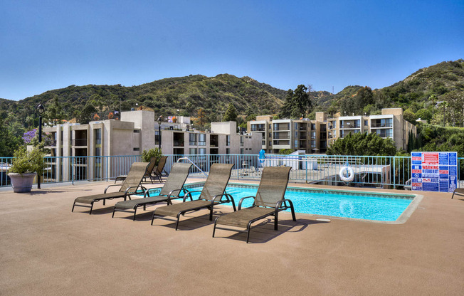 Invigorating Swimming Pool at La Vista Terrace, Hollywood, CA