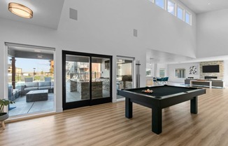 Vicinity at Horn Rapids Clubhouse Lounge with Billiards Table