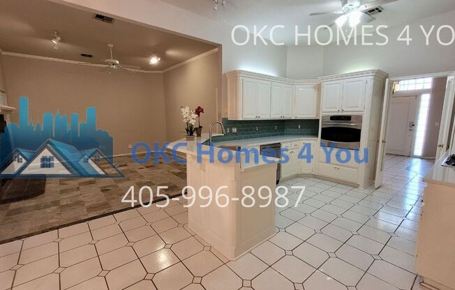 Special Short-Term Lease through May of 2025 - 4 Bedroom Home in Twin Oaks Addition, Edmond!