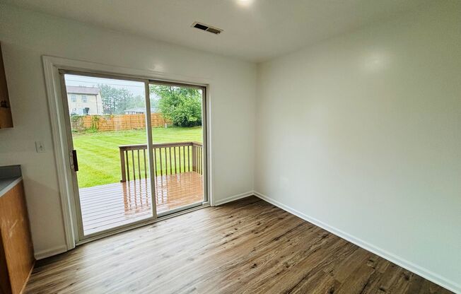 2 Bedroom, 1.5 Bathroom Duplex