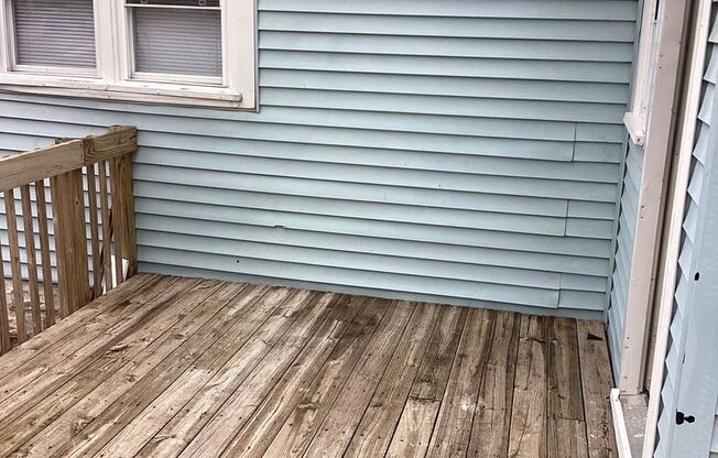 Front Porch and Back Deck