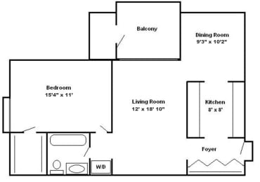 1 bed, 1 bath, 900 sqft, $1,120