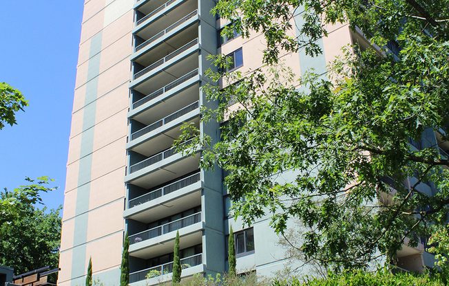 VIEW VIEW VIEW! Spacious Downtown 1 Bed Condo with Balcony, Views, & Parking