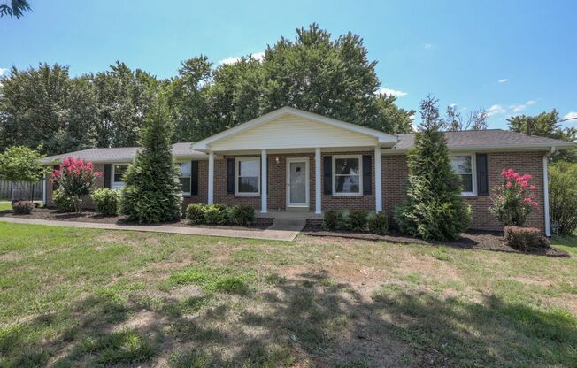 3 bed 2 bath home on 2 acres for rent in Mt Juliet!