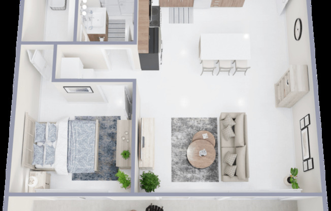 1 bed, 1 bath, 851 sqft, $2,055