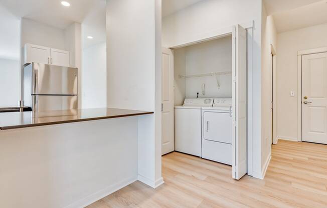 In-Home Washer and Dryer at Tera Apartments, 528 Central Way, WA