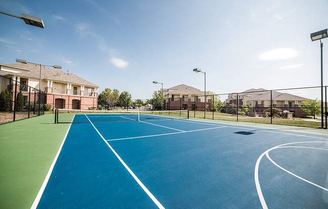 Tennis Court at The Village on Spring Mill, Carmel, Indiana