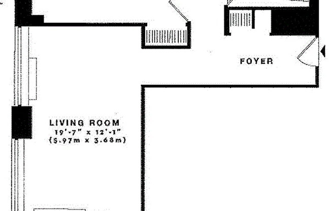 1 bed, 1 bath, 861 sqft, $6,000, Unit 8U