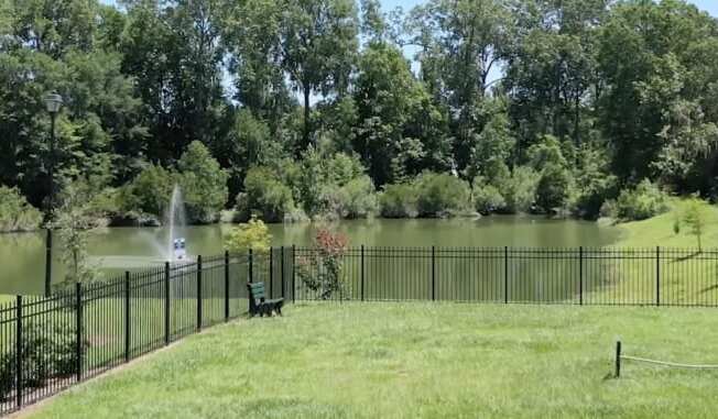Pet Park with Pond View Latitude at Richmond Hill