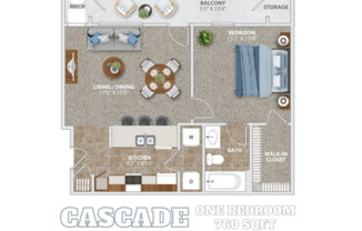 1 bed, 1 bath, 760 sqft, $949, Unit 1208