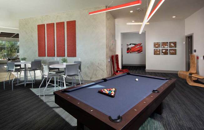 a pool table at residence & conference centre windsor at Luxor Club, Jacksonville