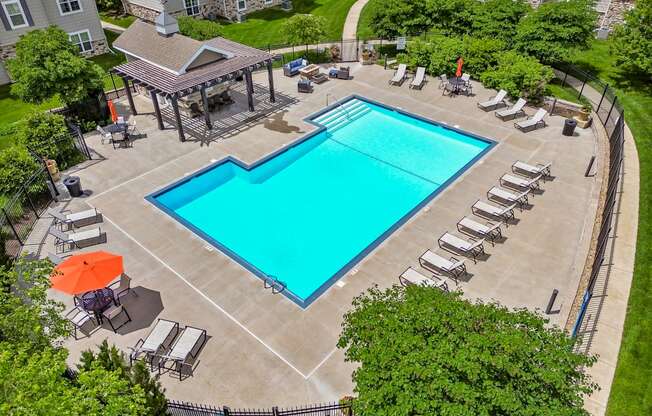Outdoor Pool with Sundeck