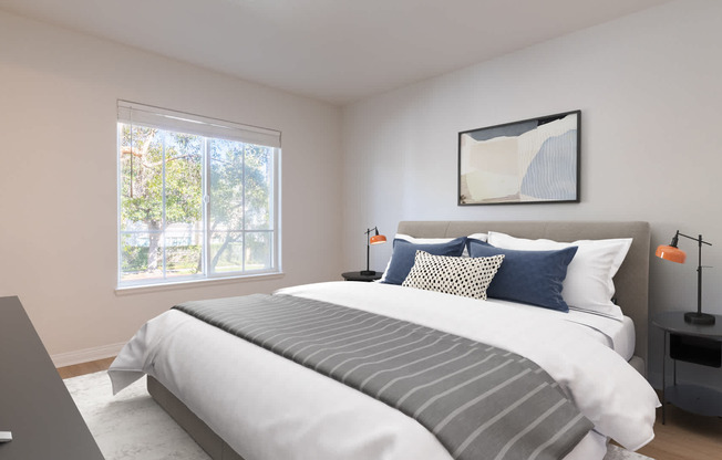 Bedroom with Hard Surface Flooring