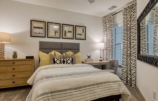 bedrooms at the district flats apartments ga at Aura Stonebridge, Richmond