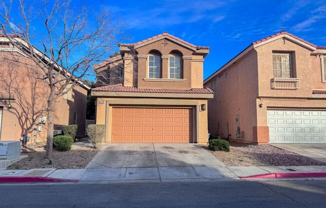 3-bedroom, 2-story home tucked away in cul-de-sac of a gated community.