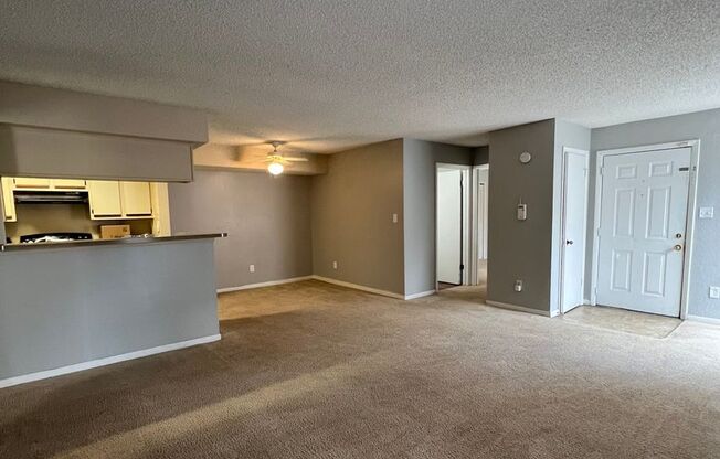 Two  bedroom, two bathroom apartment located in Regency Gardens Condominiums in Orlando, Florida.
