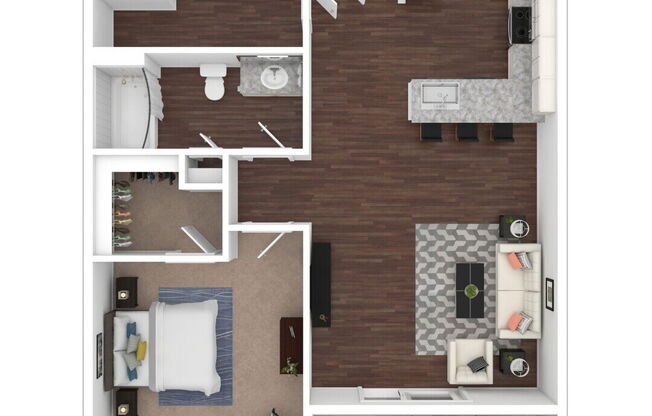 1 bed, 1 bath, 710 sqft, $1,199