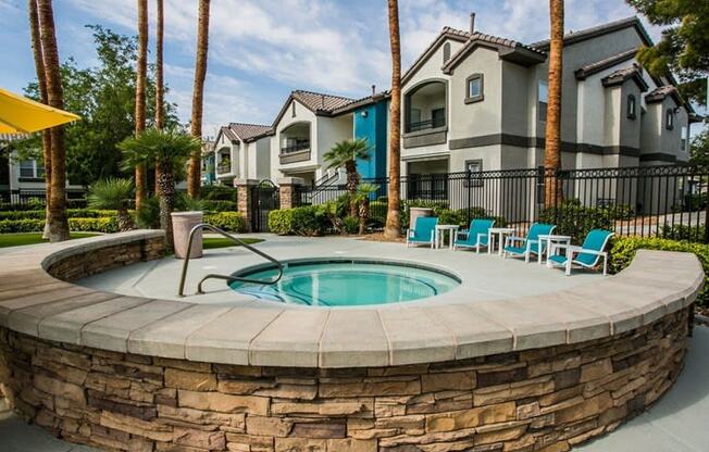 outdoor pool spa at Solitude at Centennial, Las Vegas, 89131