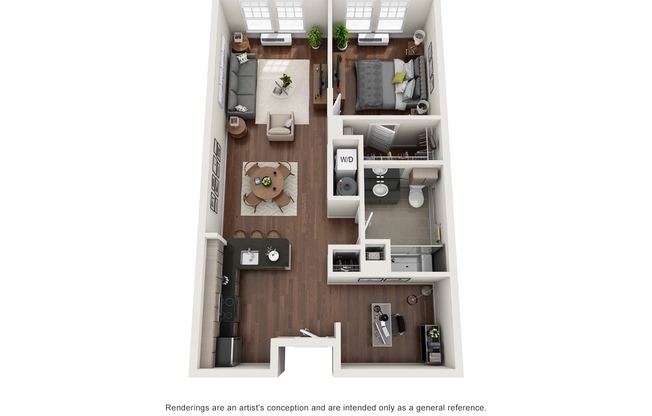 1 bed, 1 bath, 777 sqft, $2,495, Unit 424