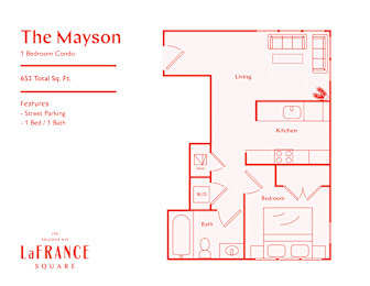 1 bed, 1 bath, 715 sqft, $1,480