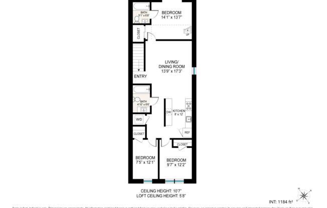 3 beds, 2 baths, $3,995, Unit 2