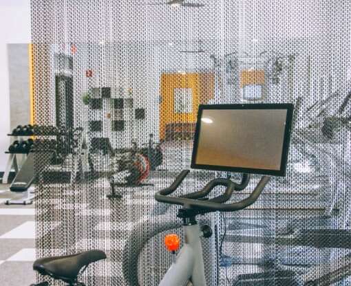 fitness center in apartment for rent