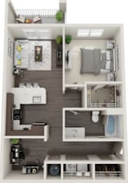 1 bed, 1 bath, 865 sqft, $1,700