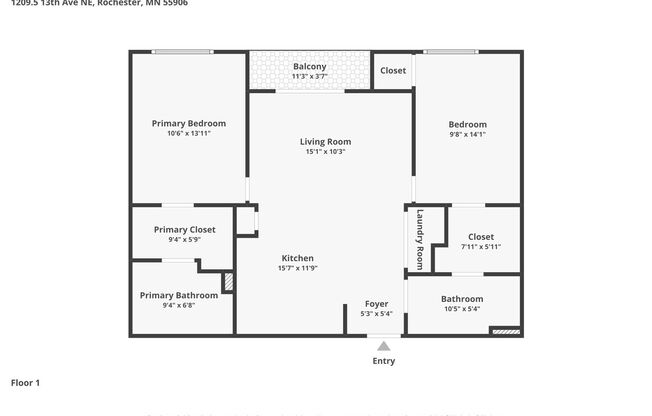 2 beds, 2 baths, 990 sqft, $2,500, Unit 219