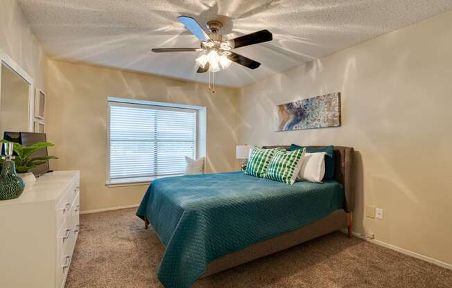 Bedroom Interior at Indian Creek Apartments, Carrollton, TX