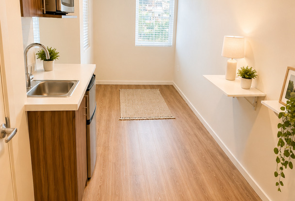 Studio, 1 bath, 178 sqft, $1,265, Unit 318
