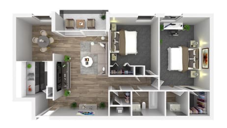 2 beds, 1.5 baths, 1,033 sqft, $1,605