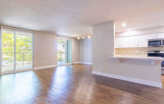 Living Room with Hard Surface Flooring