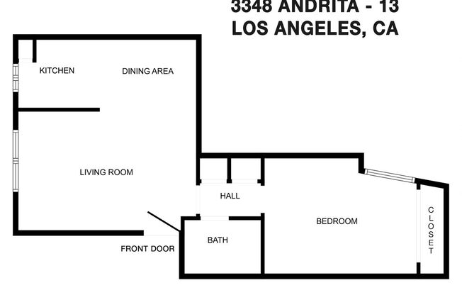 1 bed, 1 bath, $1,750, Unit 13